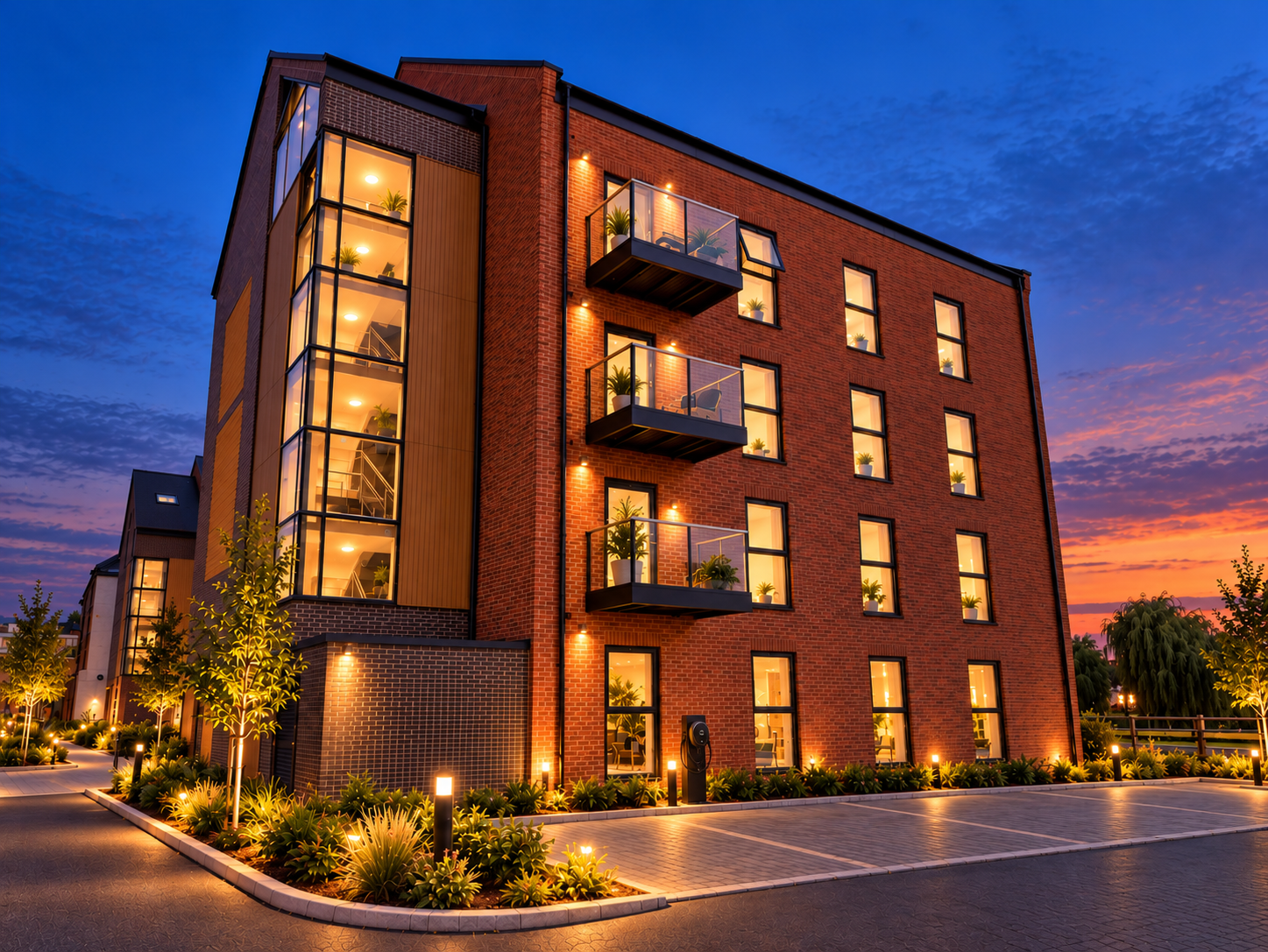 Flat Nene Promenade in Peterborough