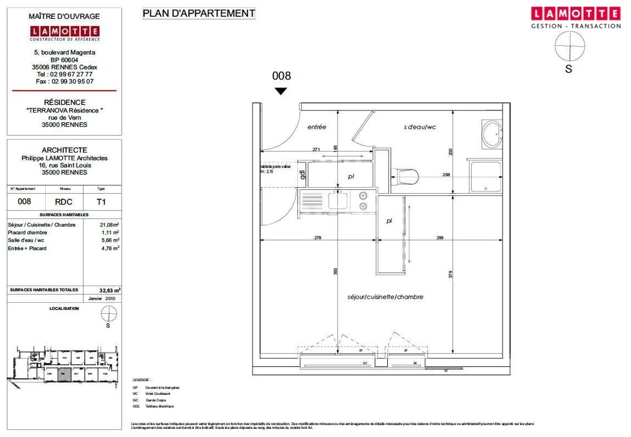 Flat Rue de Vern in Rennes