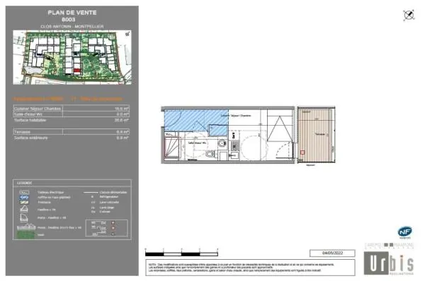 Flat Rue des Bouissettes in Montpellier