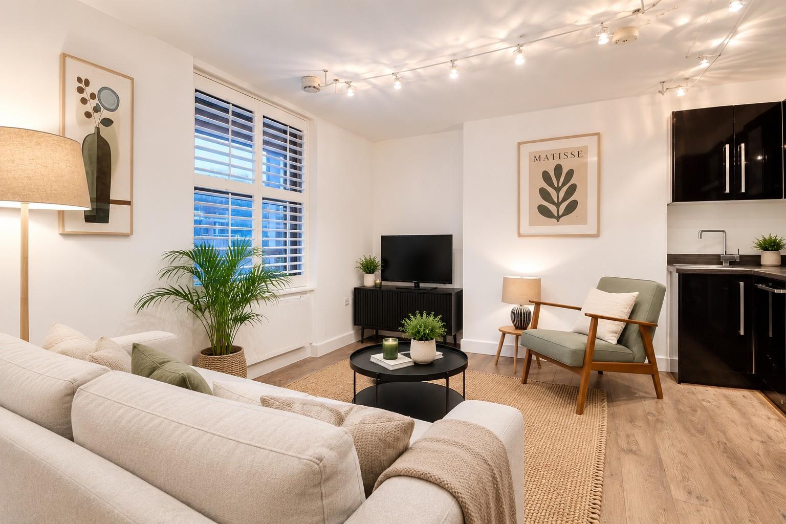 Flat Boleyn Road in Greater London