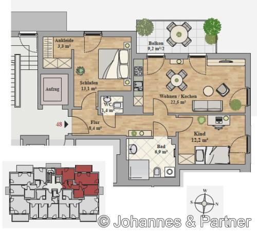 Wohnung Corinthstraße in Dresden