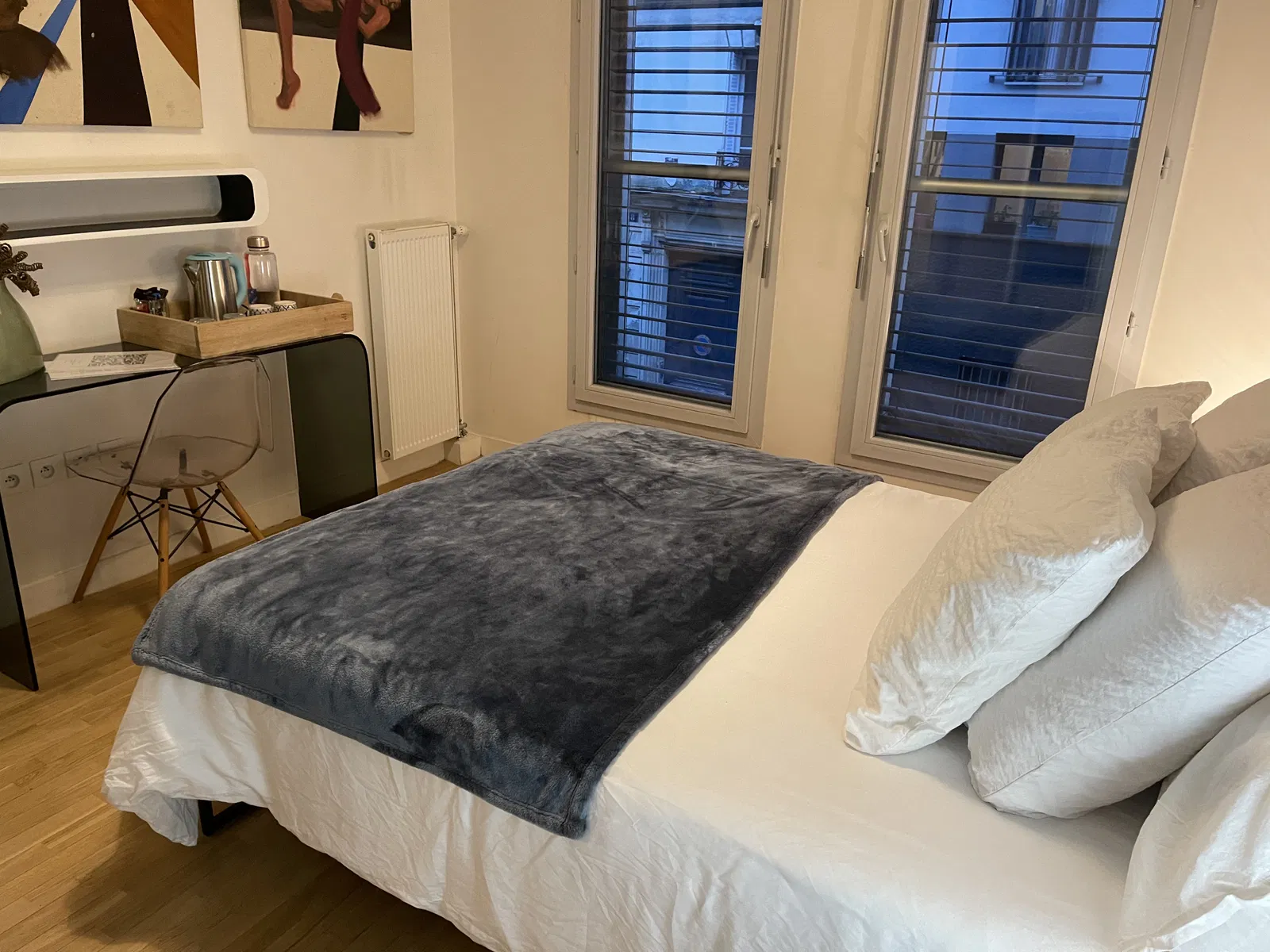 Chambre Rue Myrha à Paris