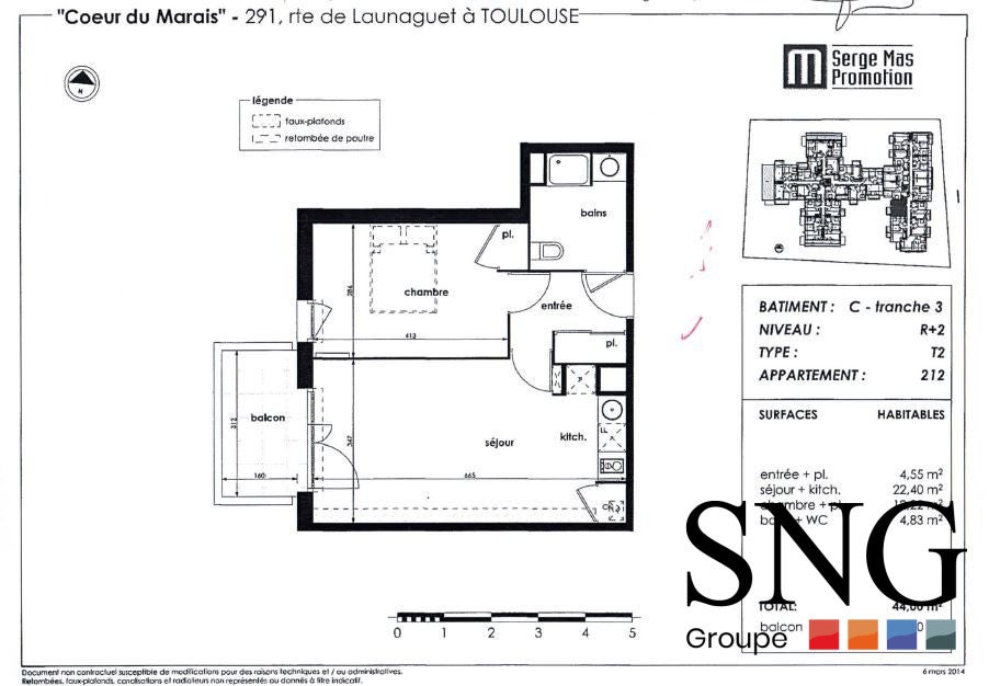 Appartement Route de Launaguet à Toulouse