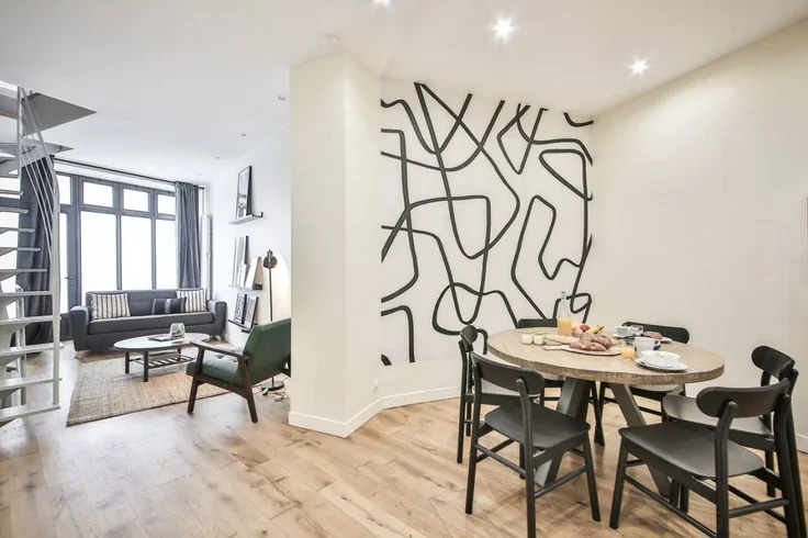 Flat Rue Galvani in Paris