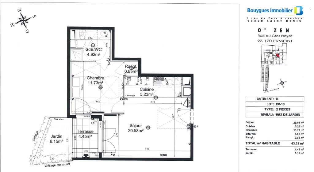 Appartement D 148 à Fontenay-le-Comte