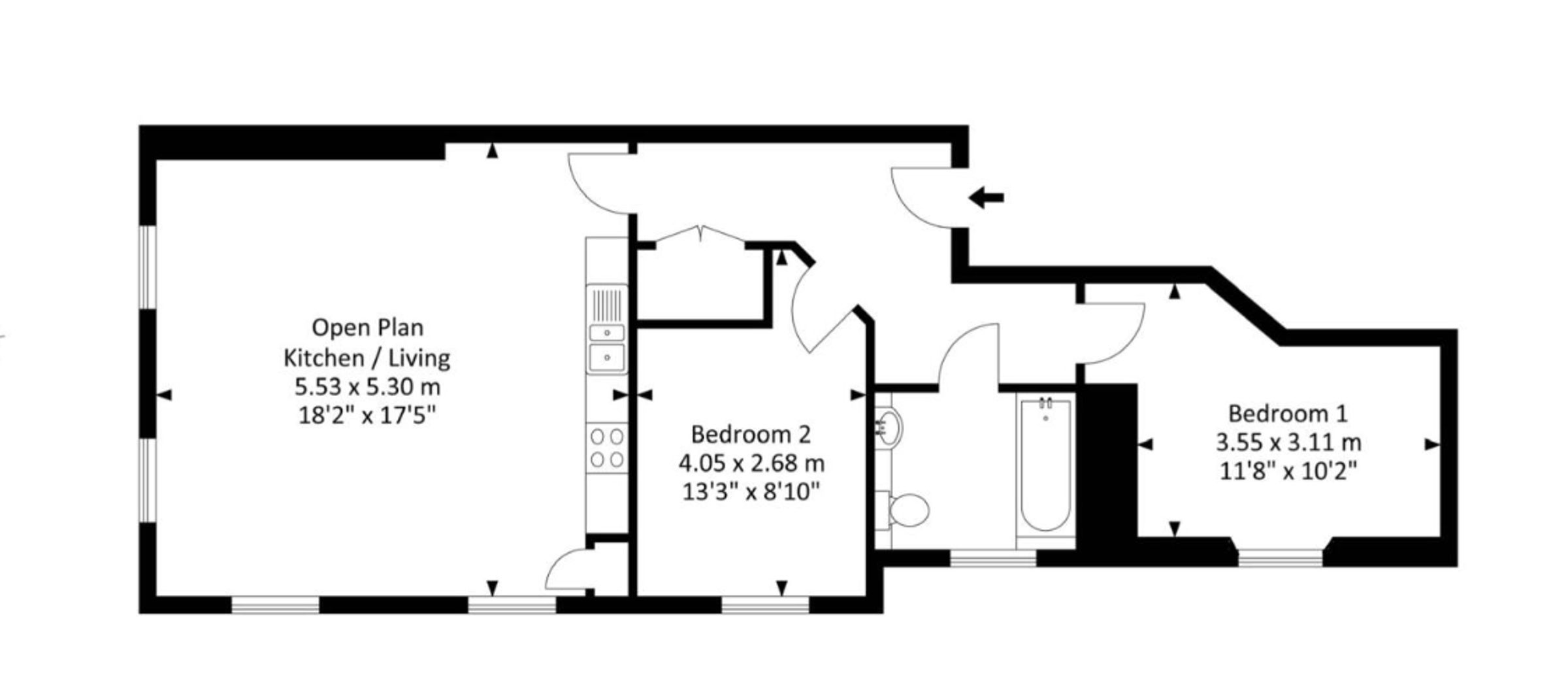 Flat Cornwallis Grove in Bristol
