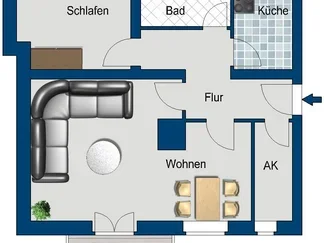 Wohnung Eggersdorfer Straße in Magdeburg