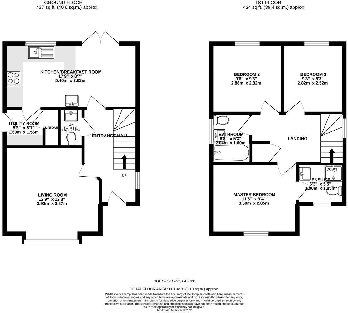 House Horsa Close in Grove