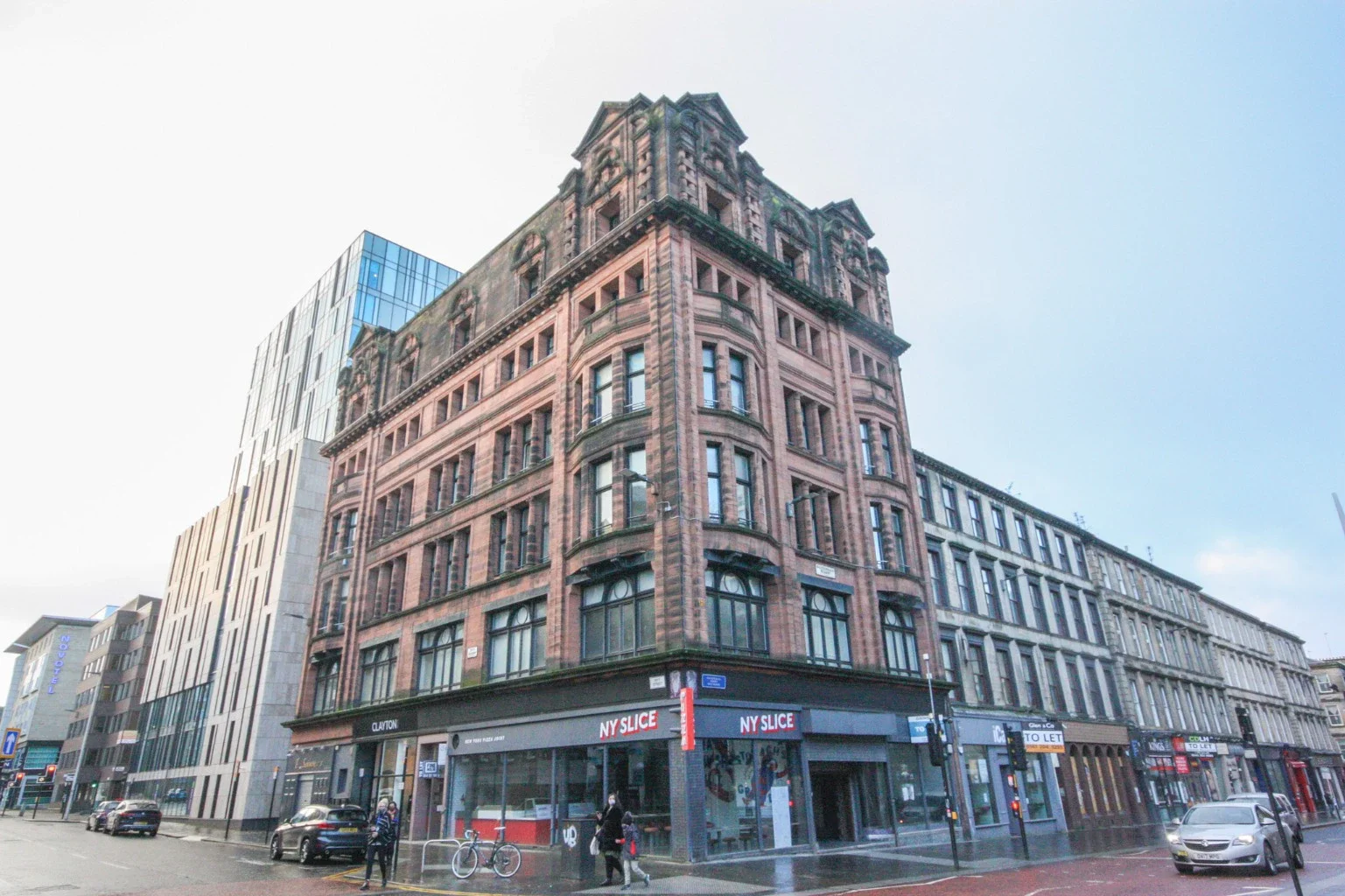 Flat Pitt Street in Glasgow
