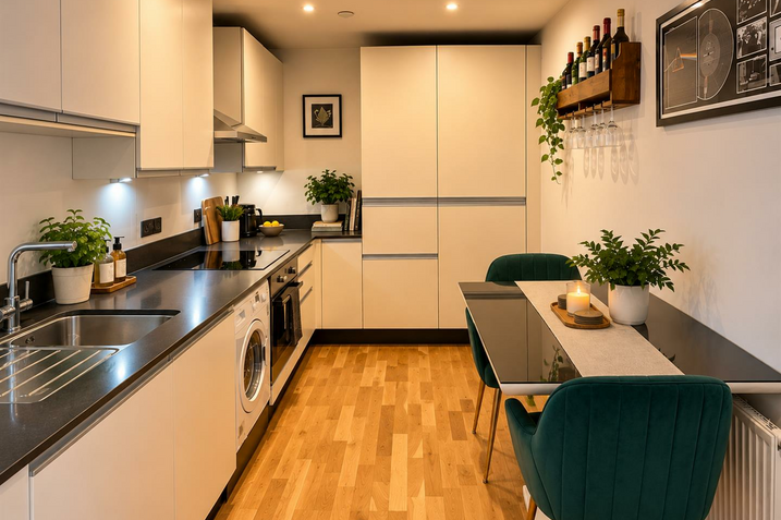 Flat Black Prince Road in Greater London