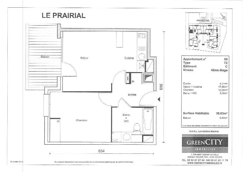 Appartement Rue Simone Boudet à Toulouse
