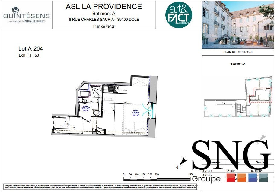 Appartement Rue Charles Sauria à Dole
