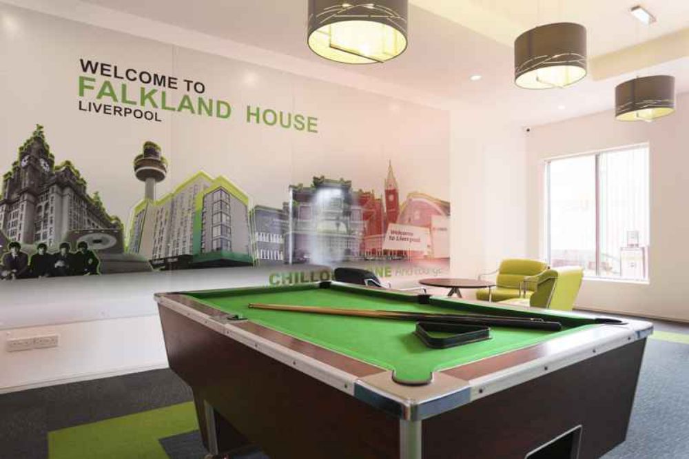 Flat Falkland Street in Liverpool