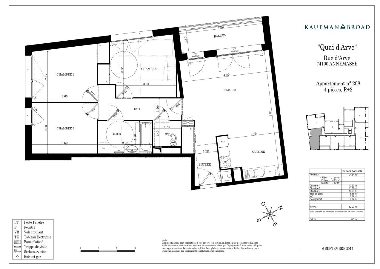 Flat Rue du Brouaz in Annemasse