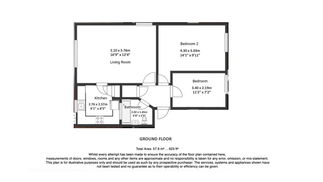Flat Grosvenor Road in Greater London