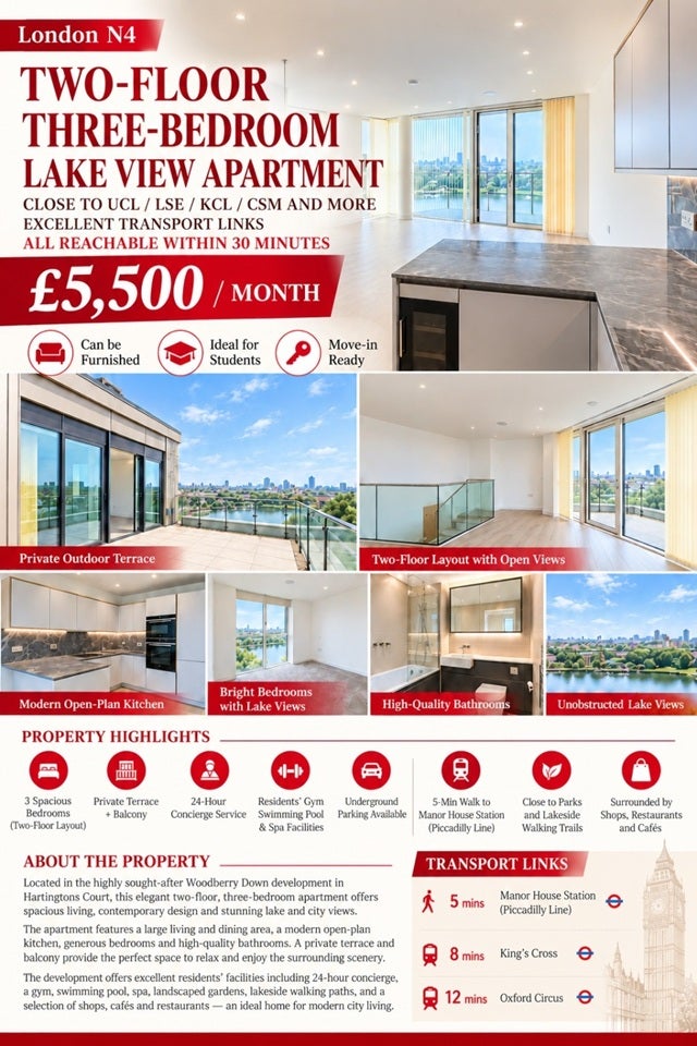 Flat Surrey Gardens in Greater London
