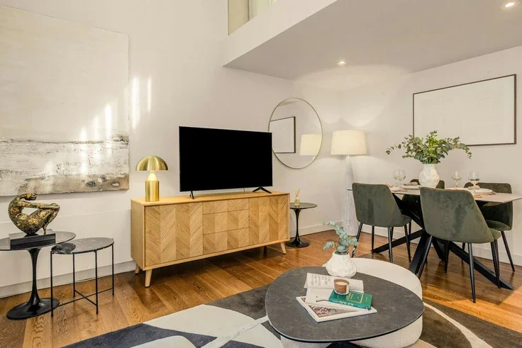 Flat Bishopsgate in City of London