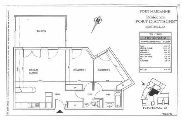 Appartement Avenue Marie de Montpellier à Montpellier
