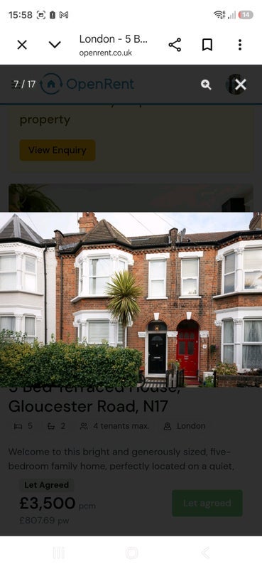 Room Gloucester Road in Greater London