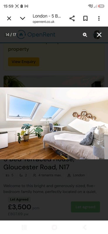 Room Gloucester Road in Greater London