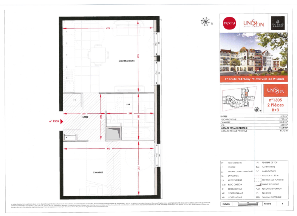 Appartement Route d'Antony - Charles de Gaulle à Wissous