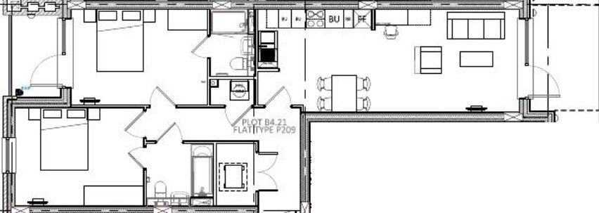 Flat Rolfe Terrace in Greater London