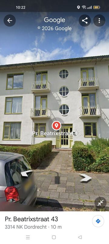 Appartement Prinses Beatrixstraat in Dordrecht