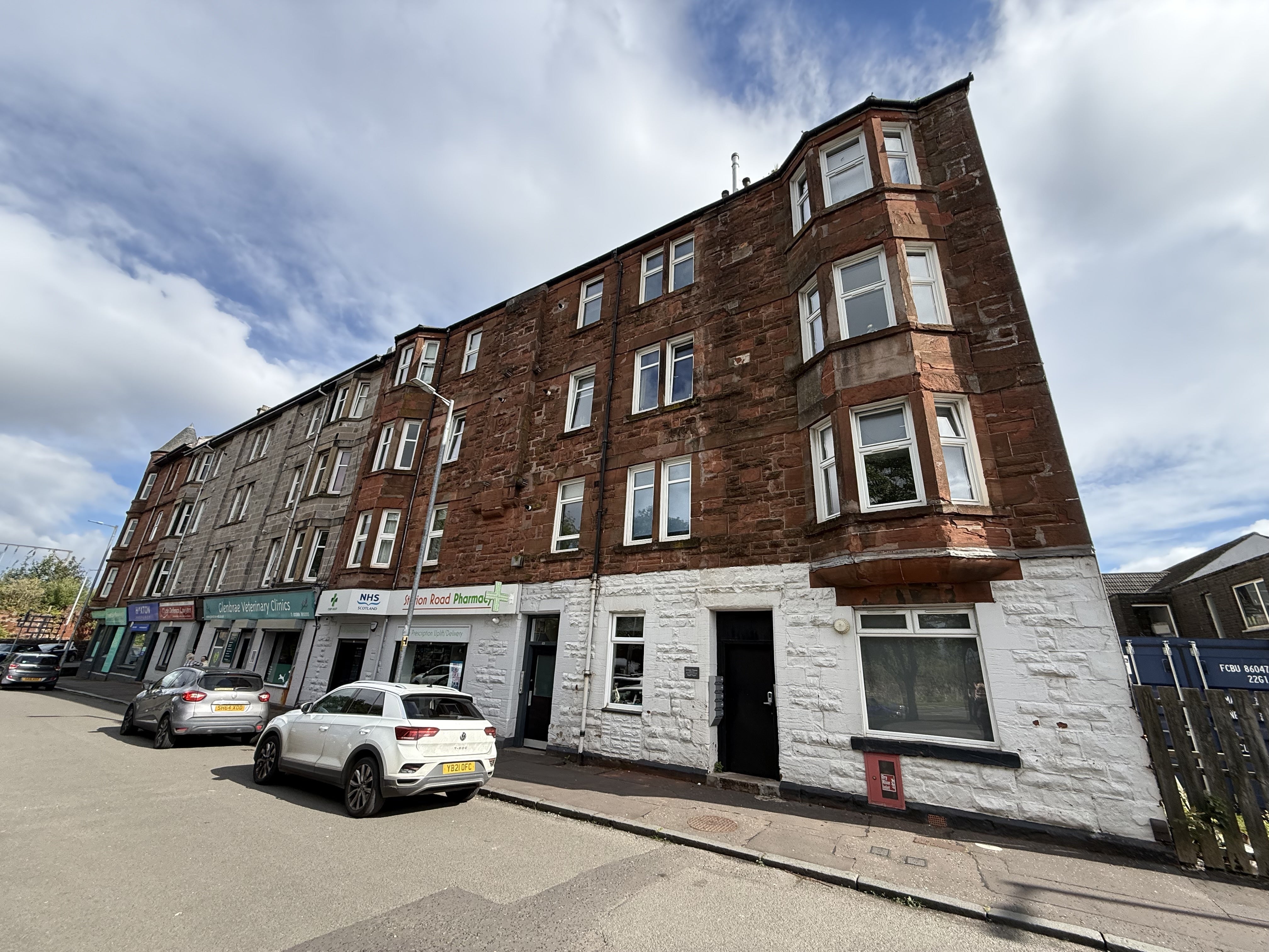 Flat Station Road in Dumbarton