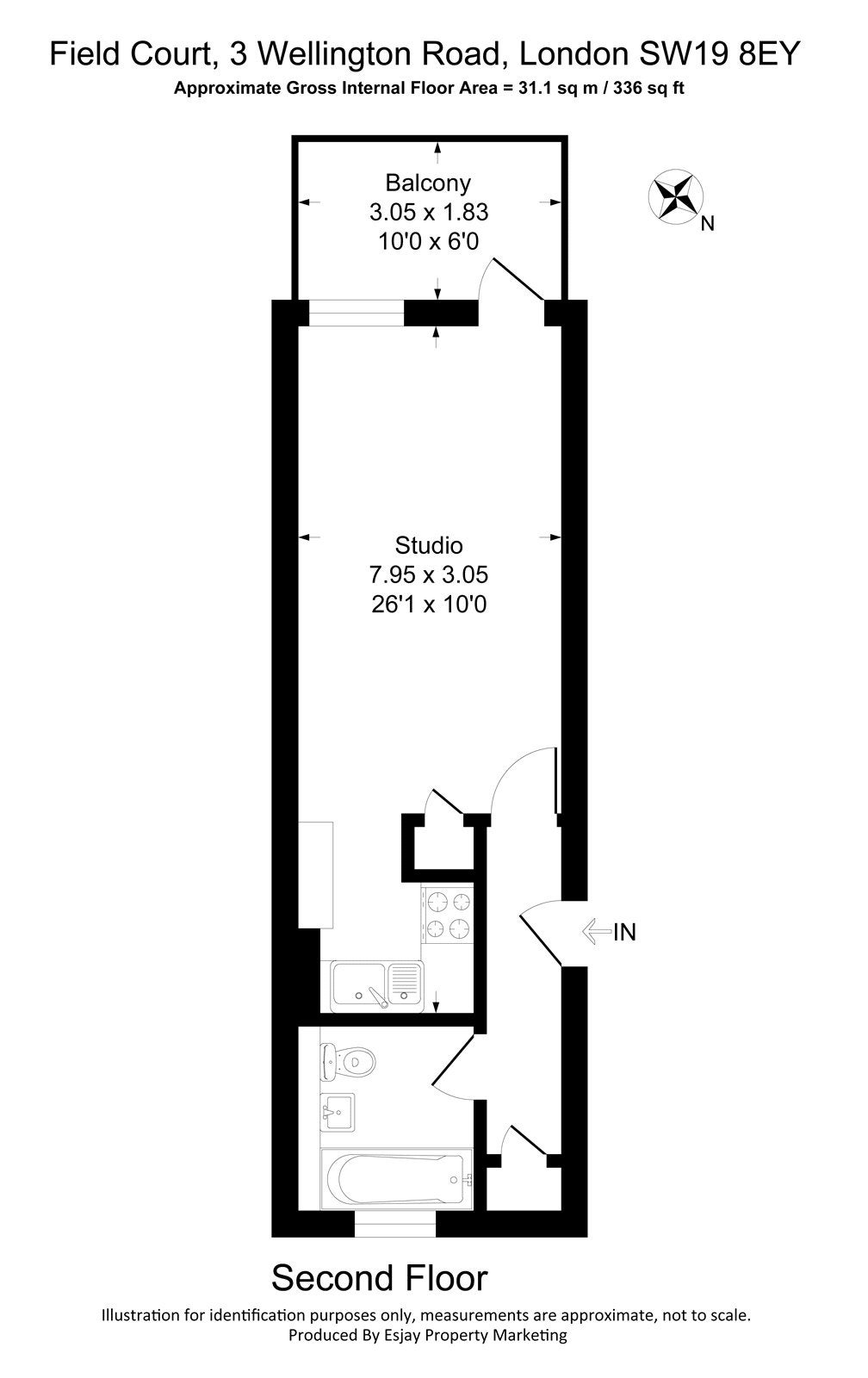 Flat Durnsford Road in Greater London