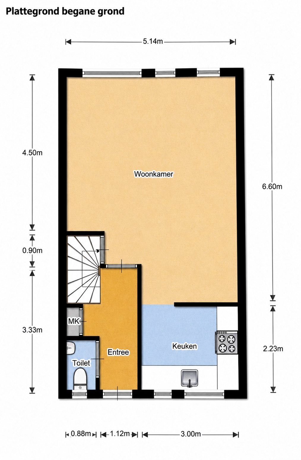 Tussenwoning te koop: de Zandkampen 80, Zaltbommel