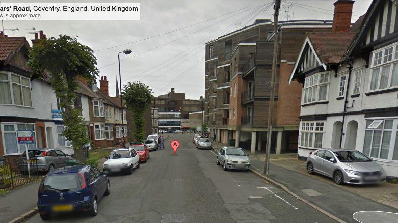 Flat Friars' Road in Coventry