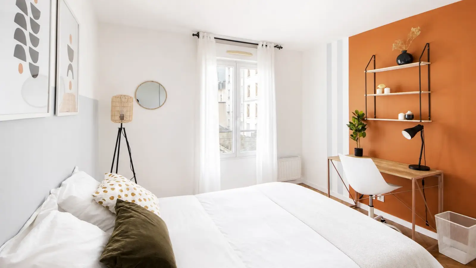 Chambre Rue de l'Agent Bailly à Paris