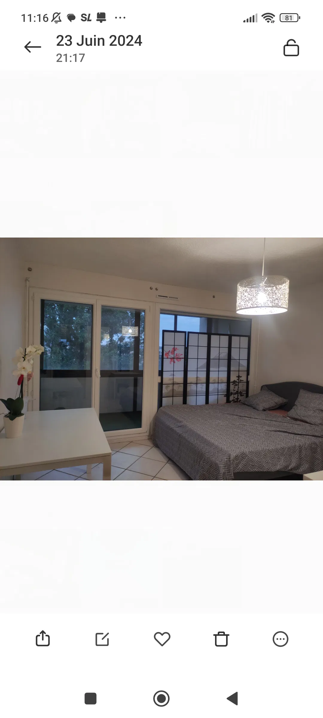 Chambre Rue Chevreul à Villeurbanne
