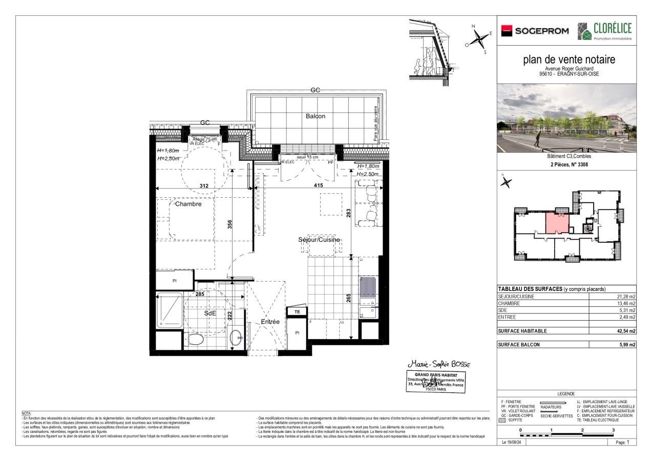 Appartement D 984 à Éragny-sur-Oise