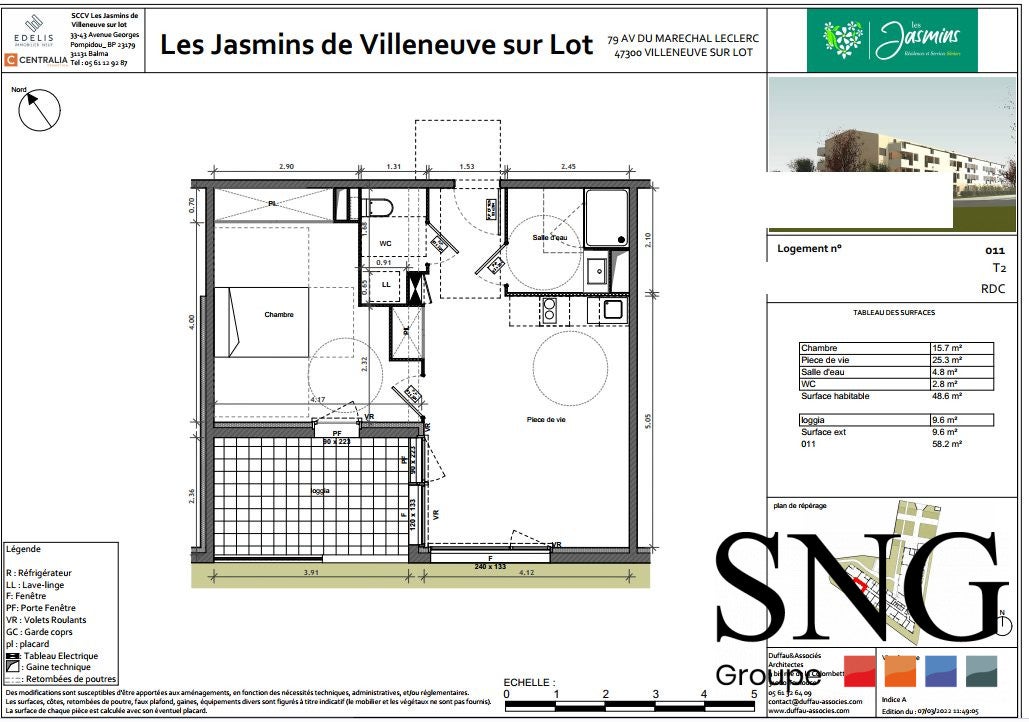 Appartement Avenue du Maréchal Leclerc à Villeneuve-sur-Lot