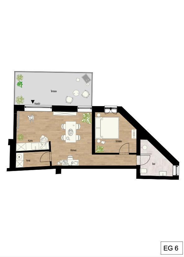 Wohnung Bahnhofstraße in Weiher