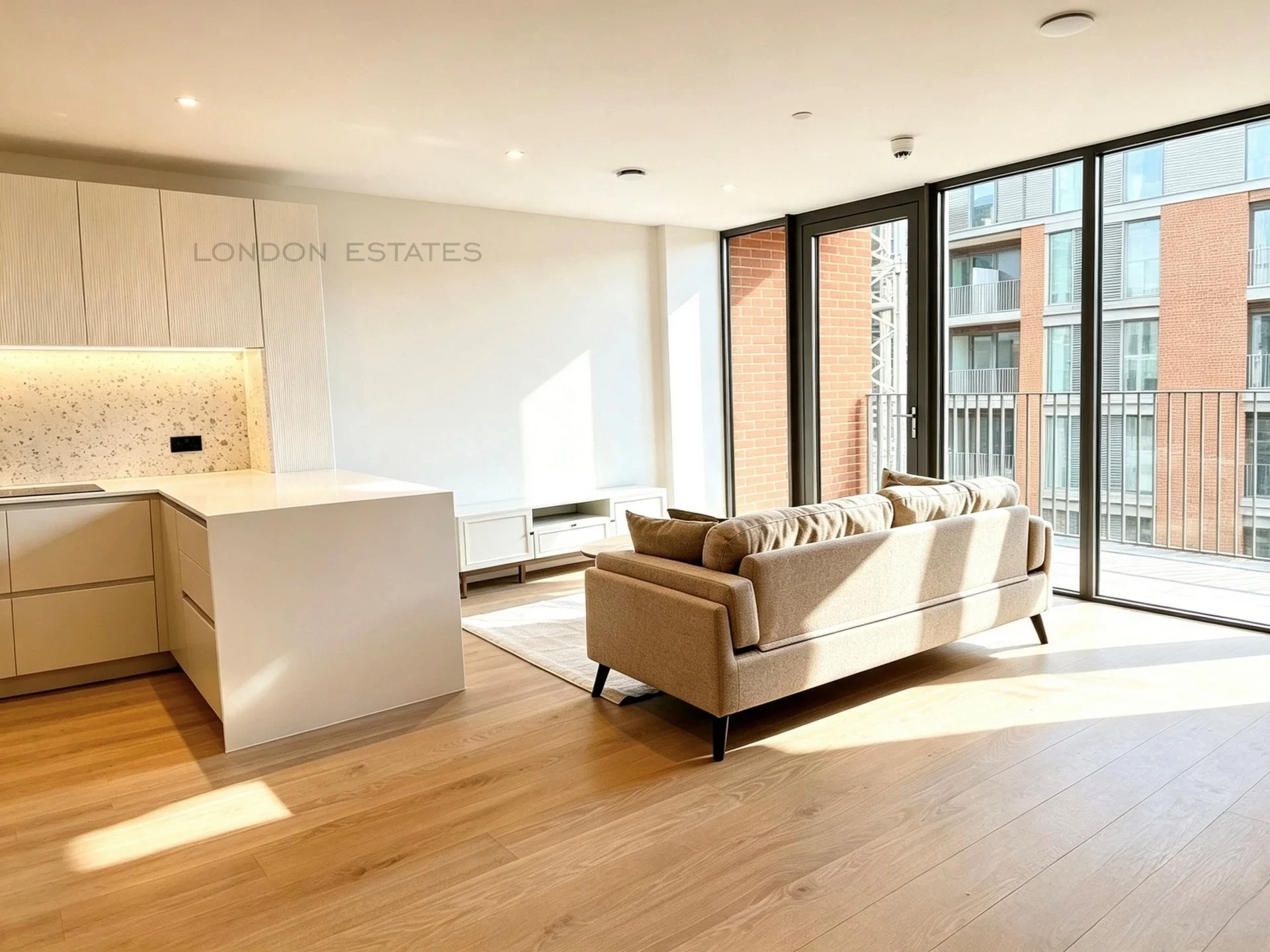 Flat Carnwath Road in Greater London