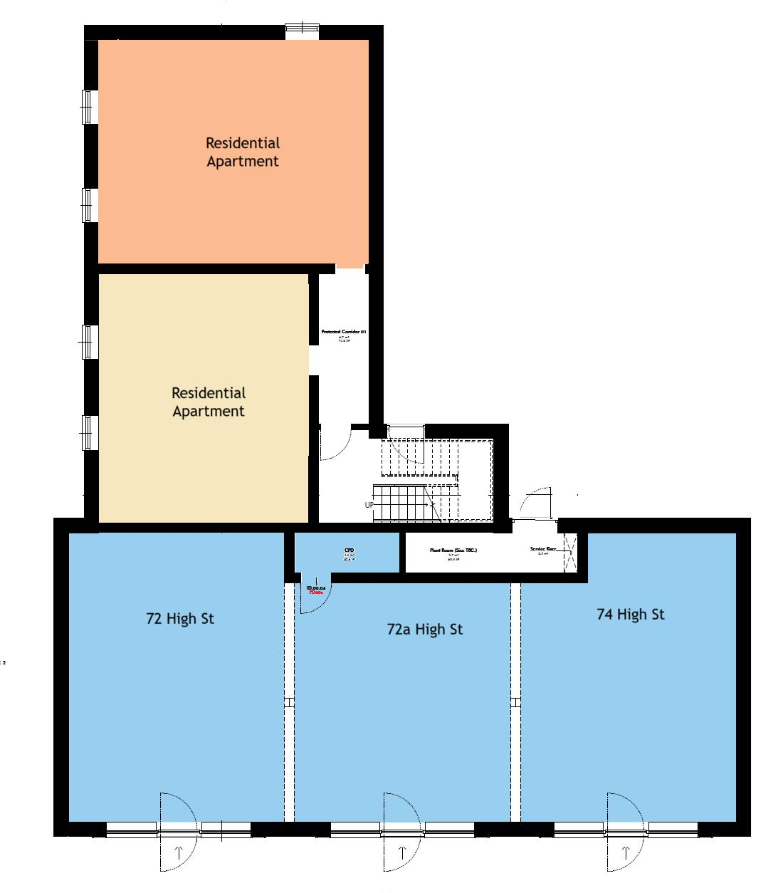 Flat Abbeygate Court in Fenland District