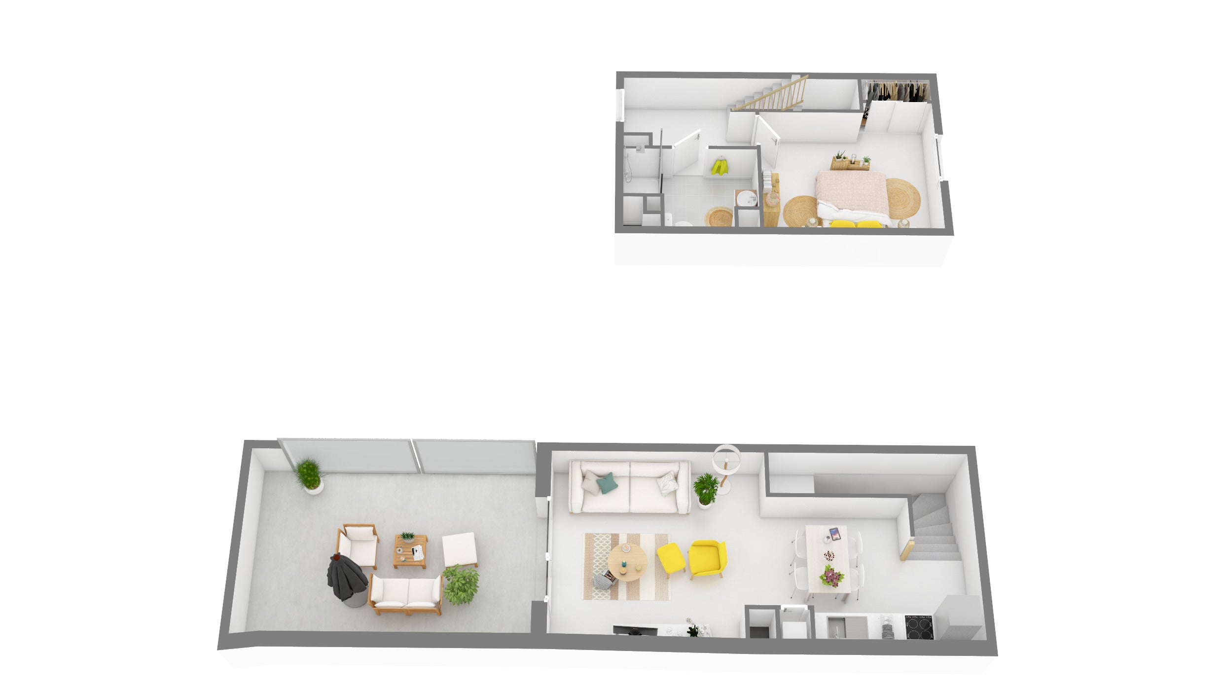 Flat Rue du Paradis in Chervinges