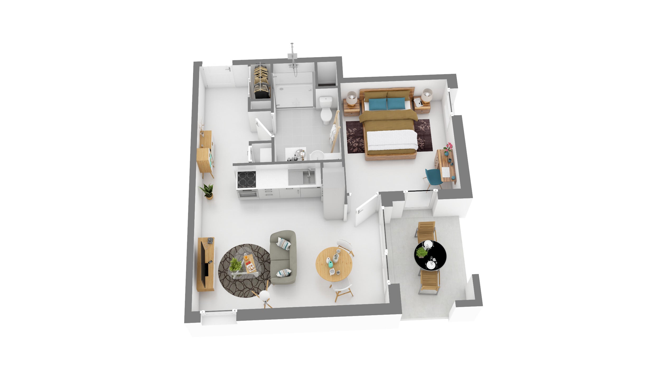 Flat Rue du Paradis in Chervinges