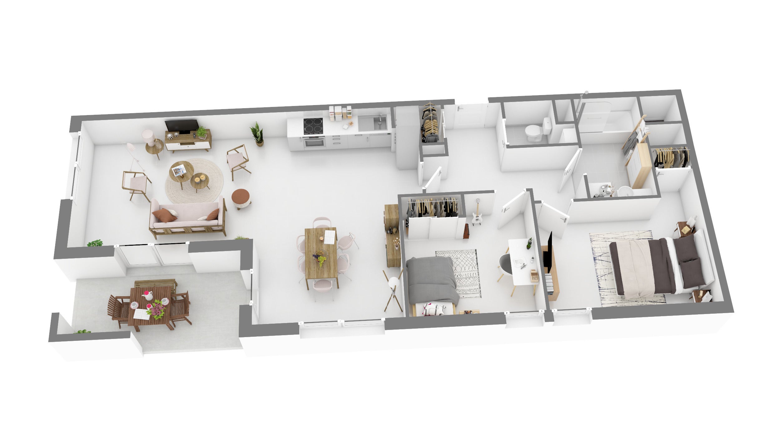 Flat Rue du Paradis in Chervinges