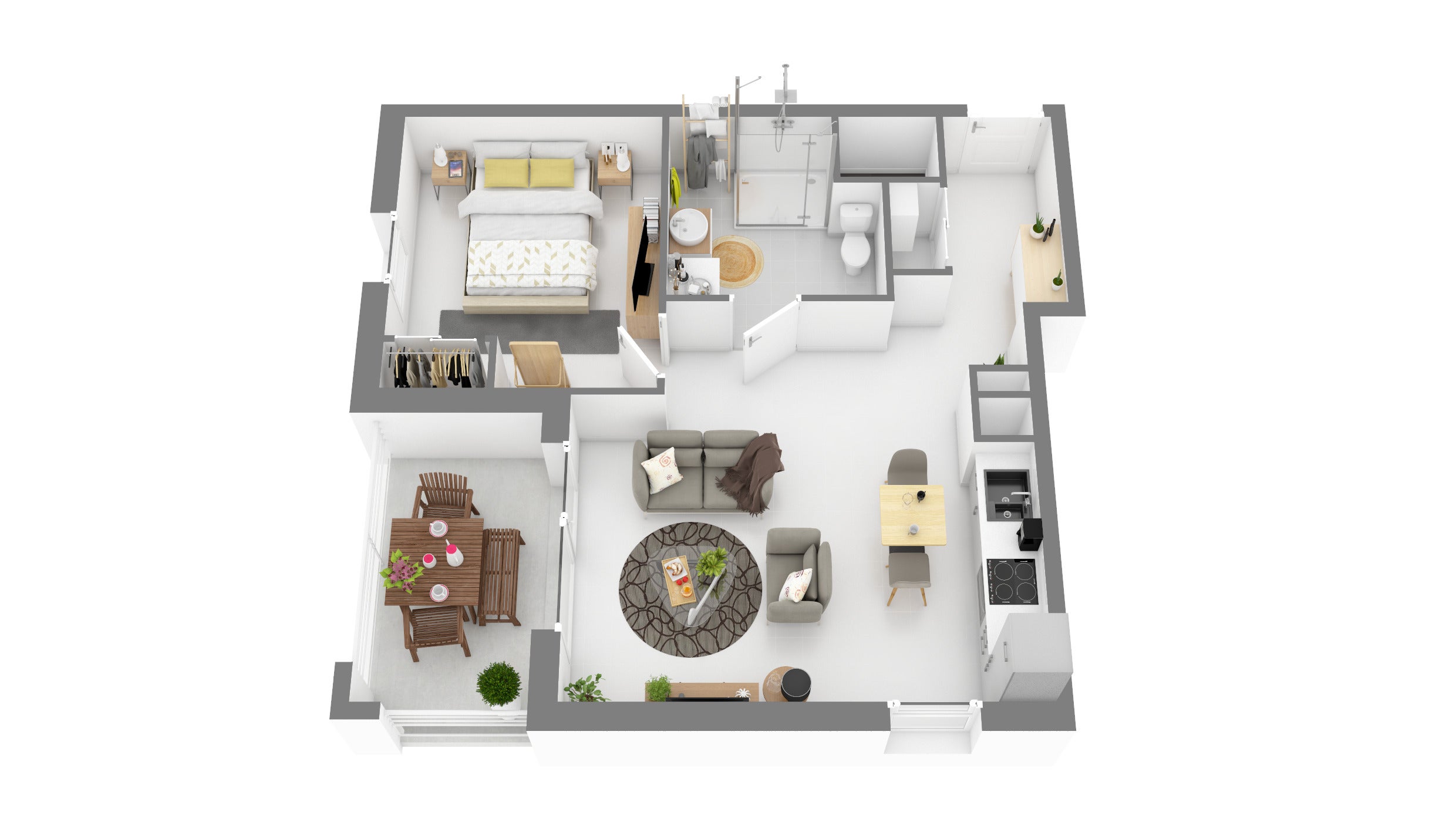 Flat Rue du Paradis in Chervinges