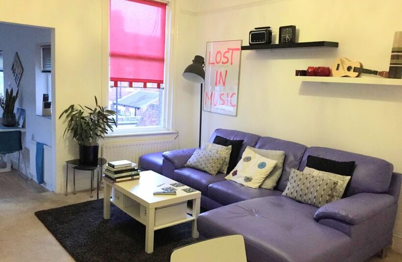 Flat Rokeby Terrace in Newcastle upon Tyne