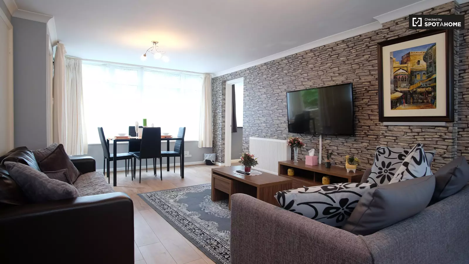 Flat Churchill Gardens Road in City of Westminster