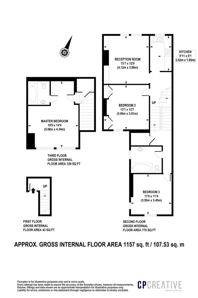 Flat Harvist Road in Greater London