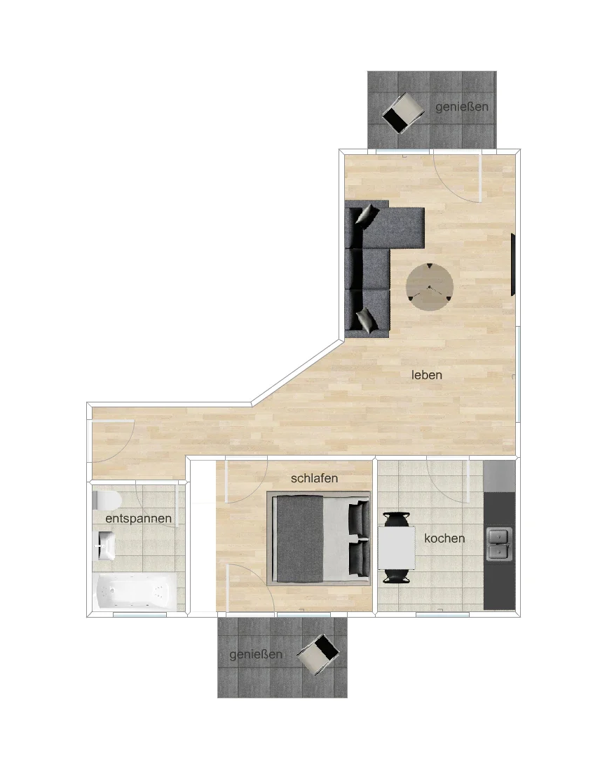 Wohnung Neue Häuser in Goethestadt Bad Lauchstädt