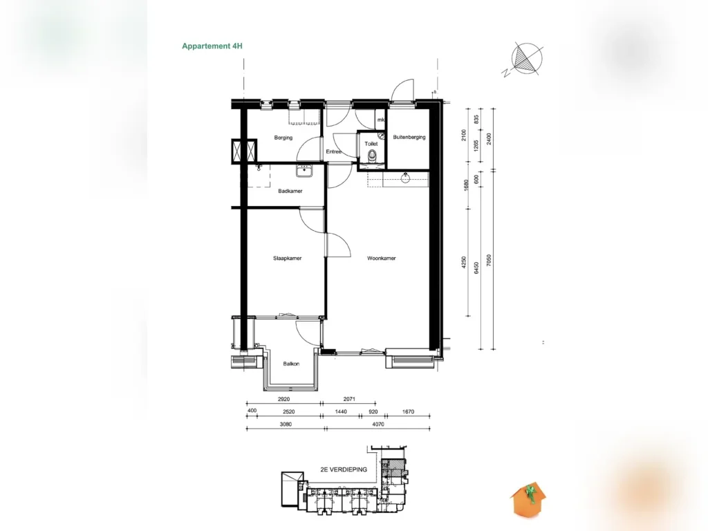 Appartement Monseigneur van Kesselstraat 4 in Vlijmen