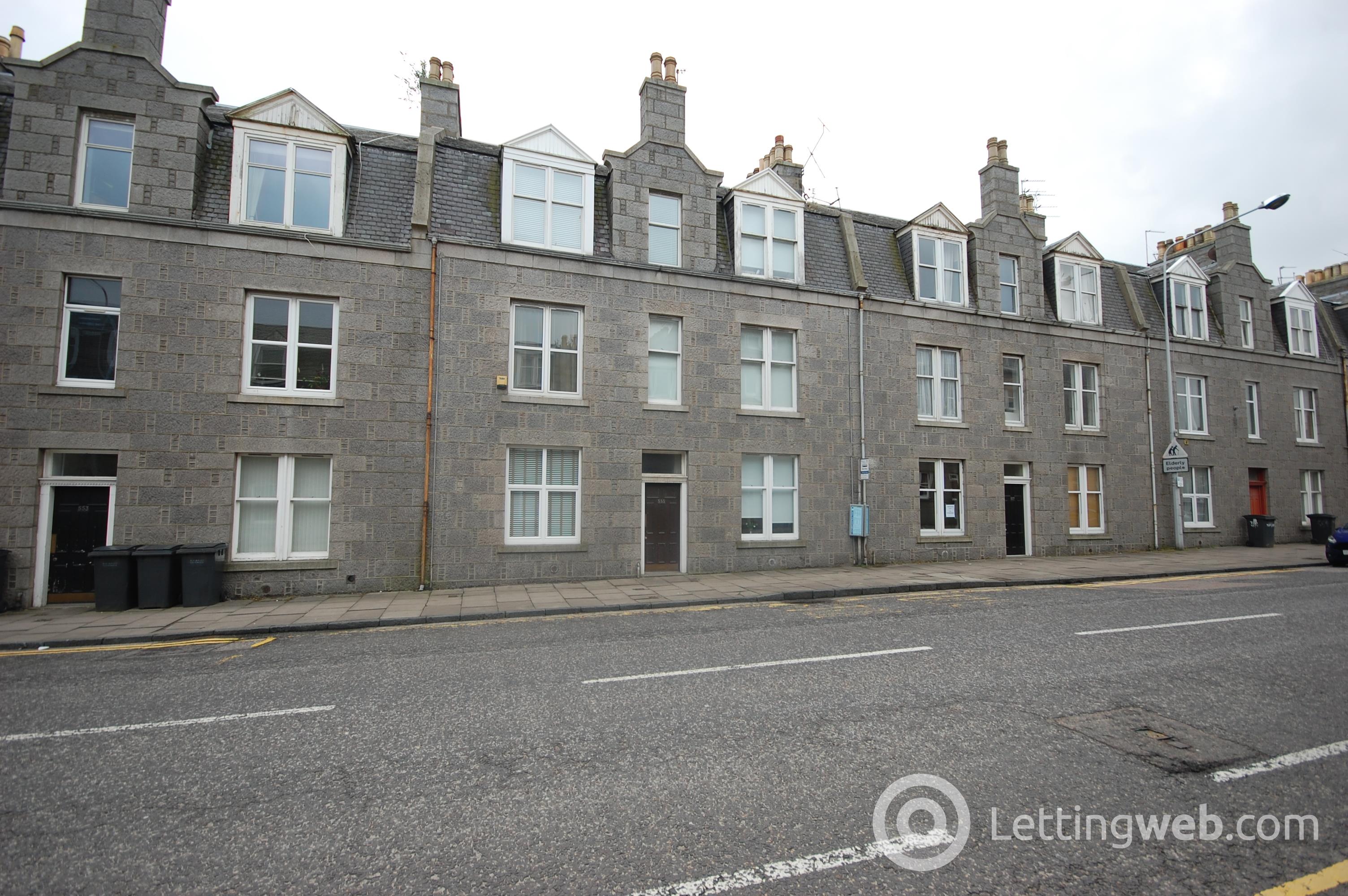 Flat Great Western Road in Aberdeen City