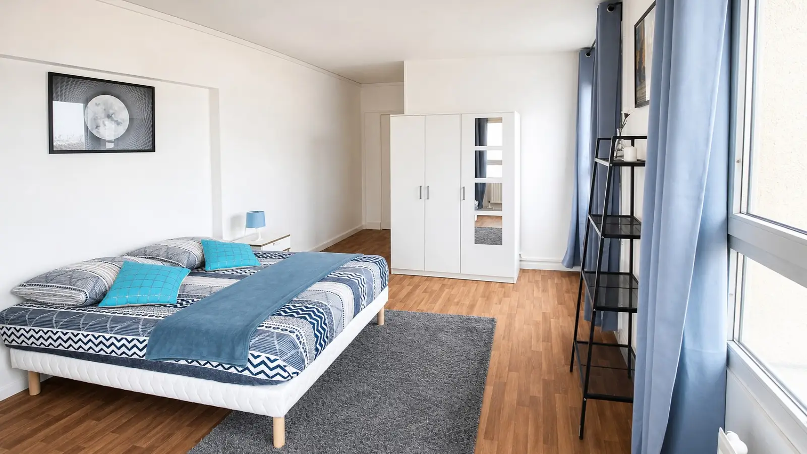Chambre Rue Vitruve à Paris