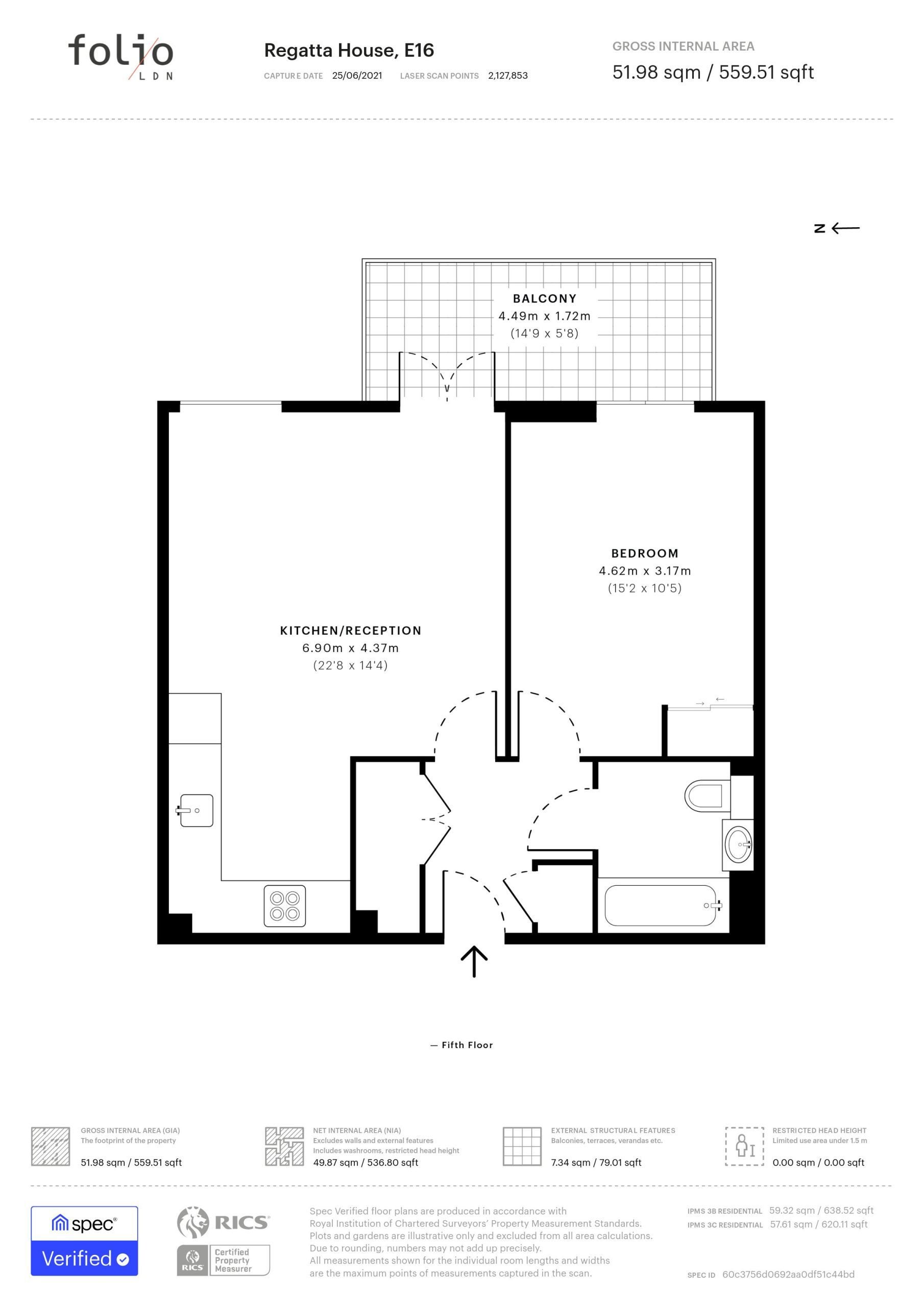 Flat Atlantis Avenue in Greater London